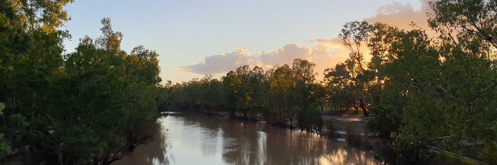 Sunrise at Balonne River