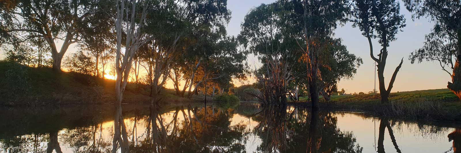 Sunset near Warwick