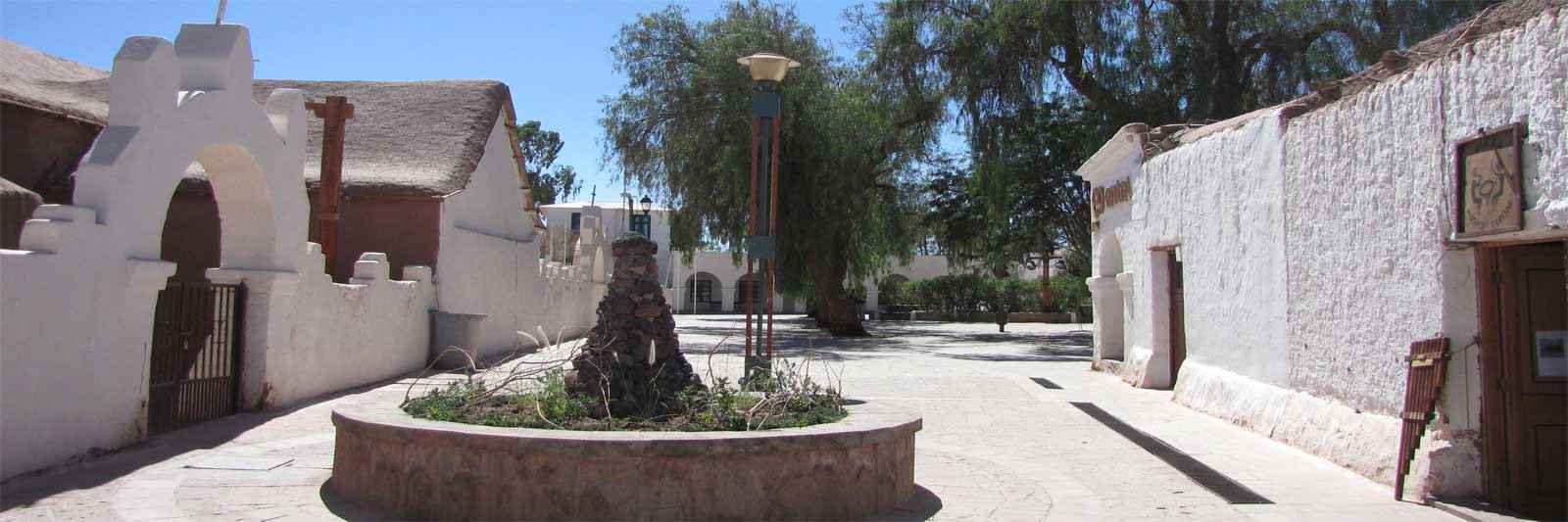 white buildings of San Pedro de Atacama, Chile