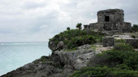 ruins by the sea