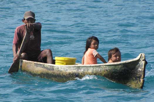 People in a boat