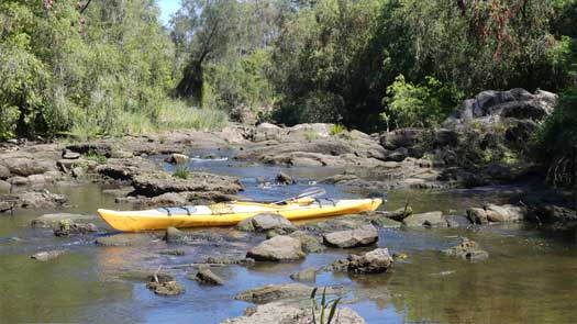 Rocky creek bed