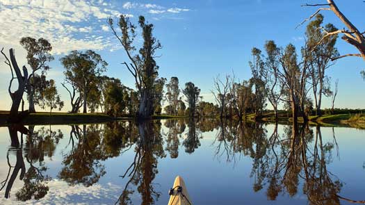 Reflections on the water