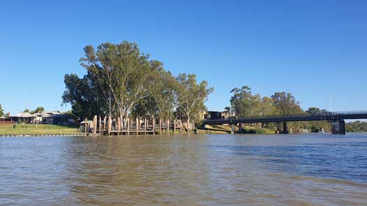 Wharf and bridge