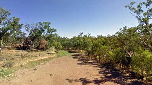 Looking north from Bunnerungee Bridge