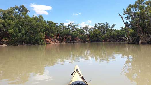 Red clay sand banks