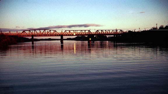 Bridge at sunset