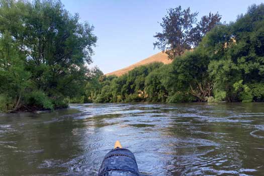 Fast flowing river