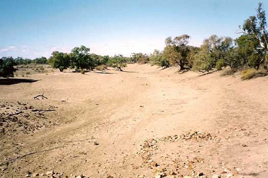 Dry riverbed