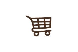 Hand drawn shopping cart